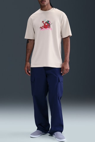 T-shirt ample de skate SB Max90 - Beige