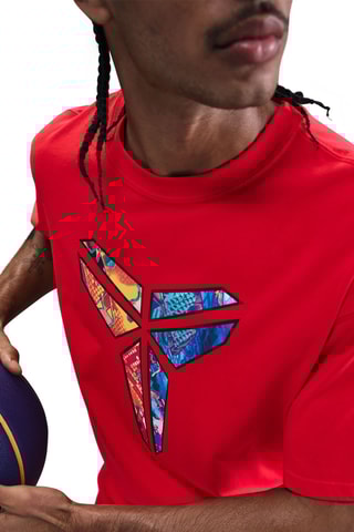 T-shirt ample de basketball Kobe Bryant - Rouge