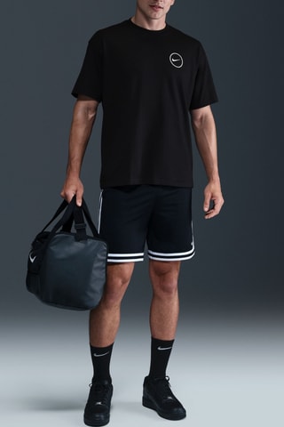 T-shirt ample de basketball Max90 - Noir et blanc