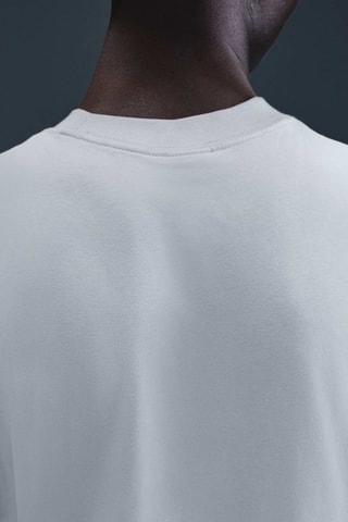 T-shirt ample Tech - Gris clair