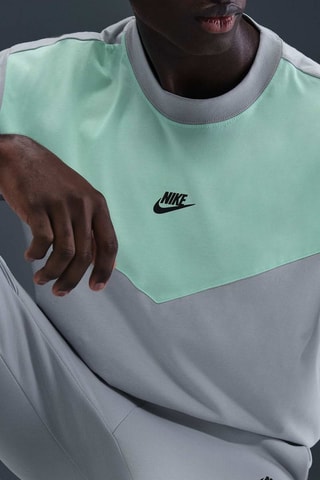 T-shirt ample Tech - Gris clair