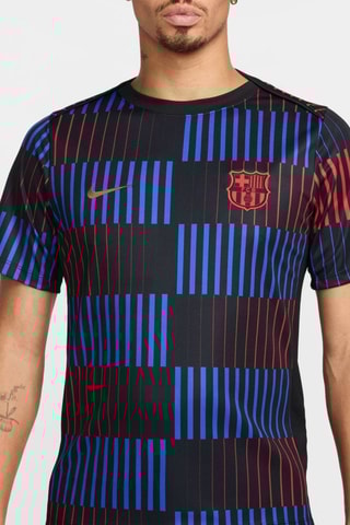T-shirt slim de football FC Barcelone - Noir