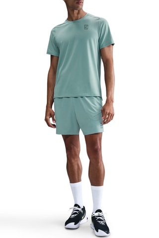 T-shirt de tennis Advantage - Kaki