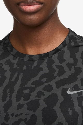T-shirt de running Nike Swift - Noir et gris