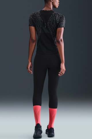 T-shirt de running Nike Swift - Noir et gris