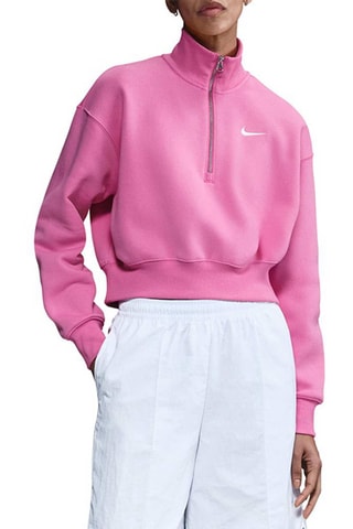 Sweat Phoenix Fleece - Rose et blanc
