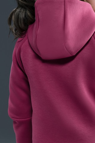 Sweat polaire à capuche - Rose