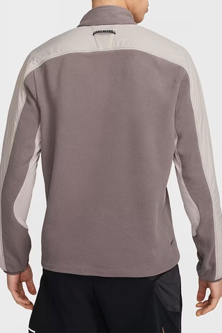 Sweat de running polaire - Marron