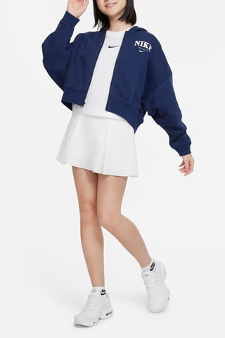 Sweat polaire à capuche - Bleu marine