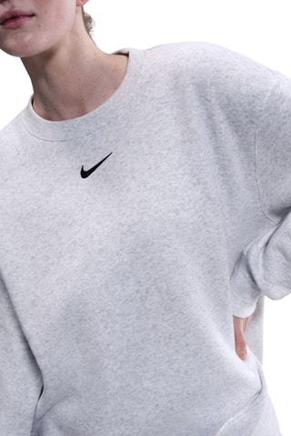 Sweat polaire Nike Sportswear Phoenix - Gris clair chiné
