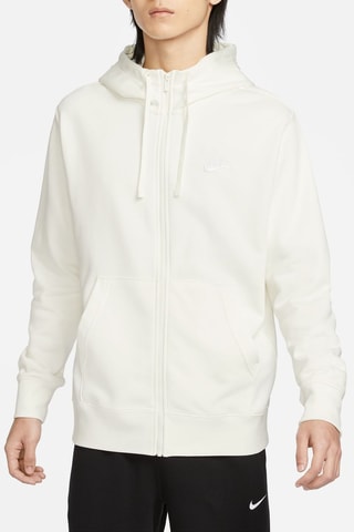 Sweat à capuche Club - Blanc