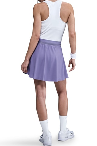 Jupe patineuse taille haute de tennis NikeCourt Ace Advantage - Violet