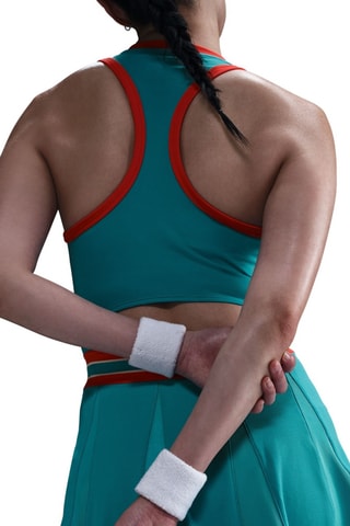 Robe patineuse de tennis Nike Court Slam - Turquoise