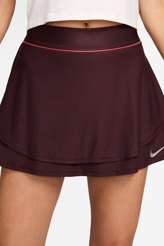 Jupe de tennis taille haute Slam - Bordeaux