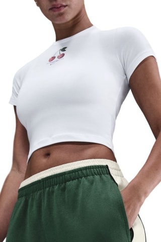 Short - Vert foncé et écru