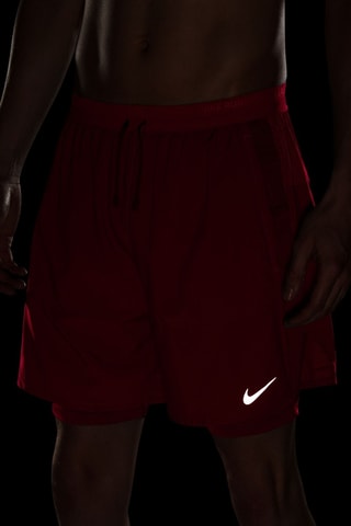 Short de running Stride - Rouge