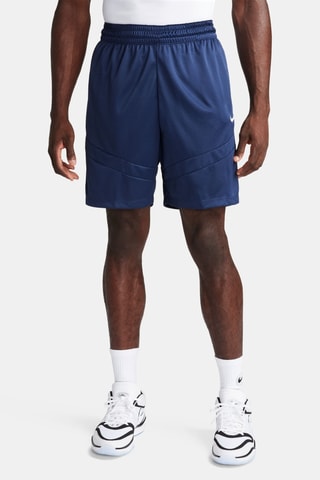 Short de basketball Icon - Bleu marine et blanc