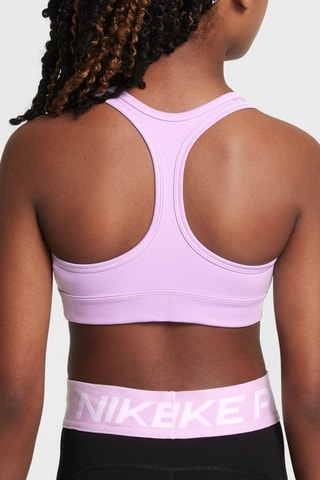 Brassière de sport Nike Swoosh - Mauve