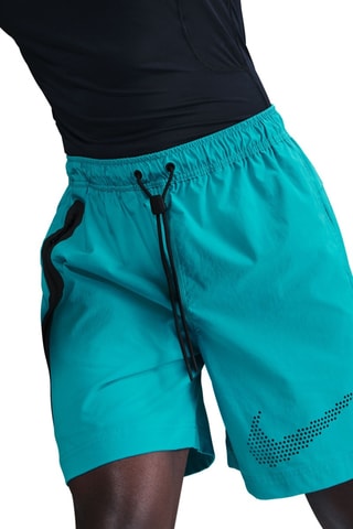 Short Tech - Turquoise et noir