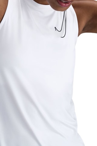 Débardeur de running Nike One Swoosh - Blanc