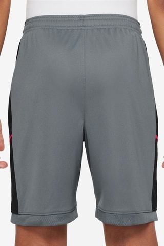 Short de football Academy25 - Gris et rouge