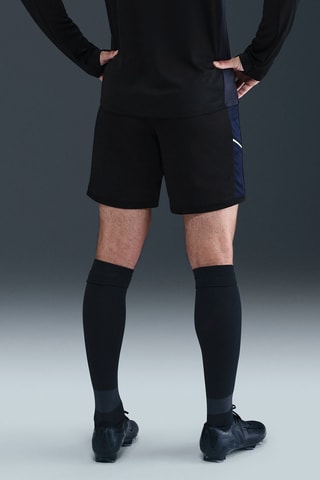 Short de football Academy - Noir et bleu marine