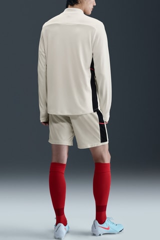 Short slim de football Nike Academy - Ecru