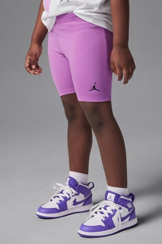 T-shirt et cycliste Jordan - Blanc et mauve