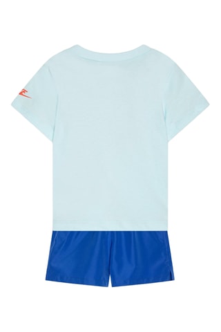 T-shirt et short Ace Your Game - Blanc et bleu roi