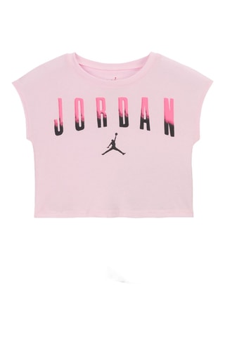 T-shirt et jupe-short Jordan - Noir et rose