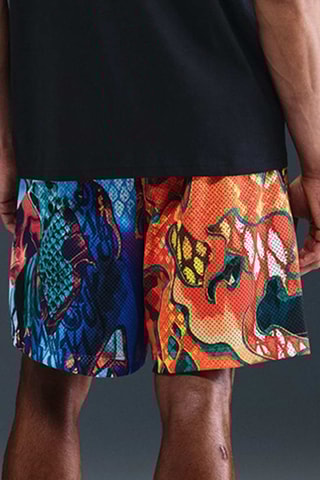 Short de basketball réversible Kobe Bryant - Bleu et orange