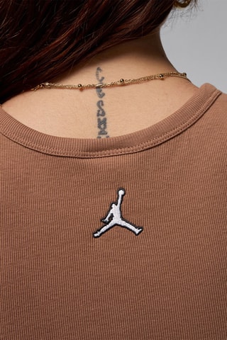 Crop top d’entraînement Jordan - Marron