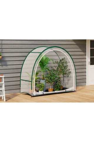 Invernadero medialuna especial terraza - 200 x 80 x 170 cm