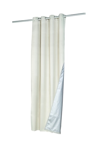 2 cortinas térmicas - 135 x 240 cm - Beige