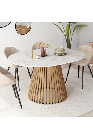 Mesa extensible Camélia - 110/150 x 75 x 110 cm