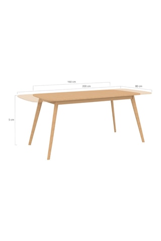 Mesa de comedor extensible Venezia - 160-200 x 75 x 80 cm