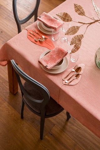 Mantel de lino Casual - Naranja