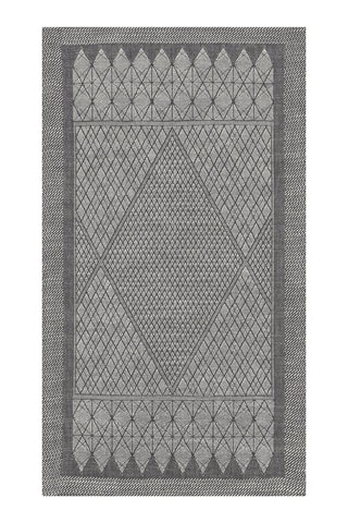4 manteles individuales Club Ligne - Gris y beige - 50 x 30 cm