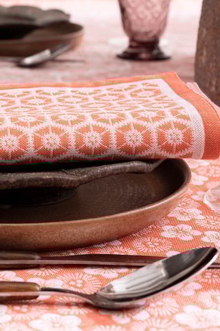 4 serviettes de table Wagara - Rose