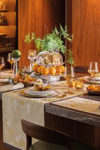 4 manteles individuales Féérie - Amarillo - 50 x 36 cm