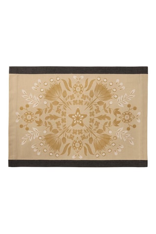 4 manteles individuales Féérie - Amarillo - 50 x 36 cm