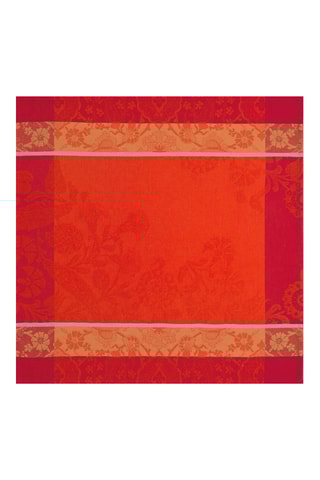 4 servilletas de tela Voyage Iconique - Rojo