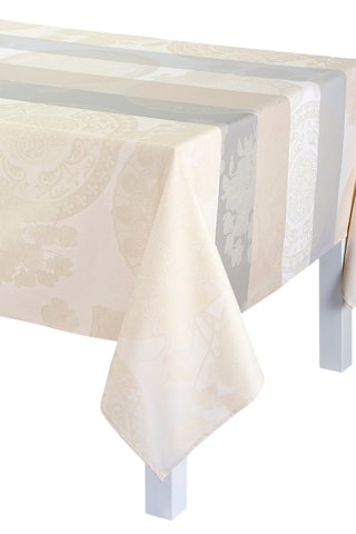 Mantel Fleurs gourmandes - Beige