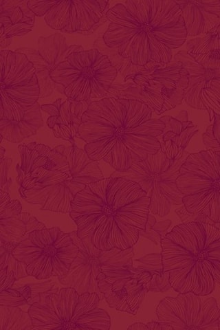 Mantel So bloom - Rojo