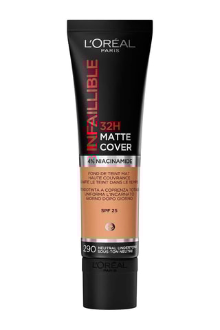 Fondotinta Infaillible 32h Matte Cover - N°290 Ambre Doré - 30 ml