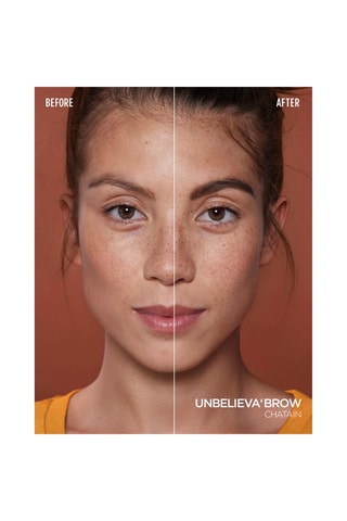 Gel sopracciglia lunga tenuta Unbelieva Brow - N°104 Châtain - 3,4 ml