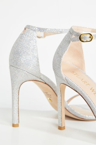 Sandalias de tacón - Plateado