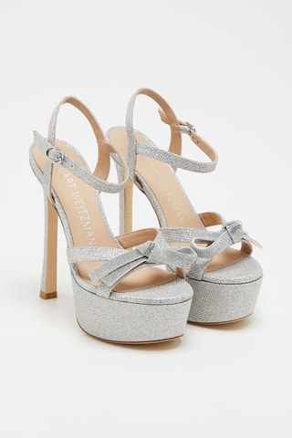 Sandalias de tacón SW Mga Bow - Plateado
