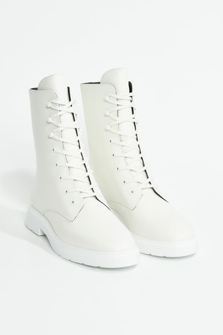 Botines de piel Mckenzee - Blanco