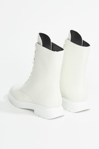 Botines de piel Mckenzee - Blanco